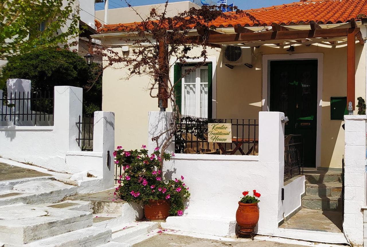 Kontos-Traditional House In Andros Beach Andros Town Exterior foto